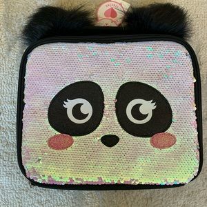 NEW: Justice Panda Flip Sequin Lunchbox